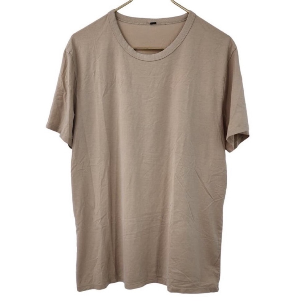 Lululemon Men’s The Fundamentals Tee Tan Khaki Size Small